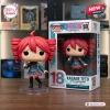 Front view of Kasane Teto 18th Anniversary Vinyl Figure standing outside its packaging box.