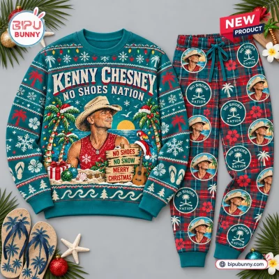 Kenny Chesney No Shoes Nation Christmas Sweatshirt and Jogger Set