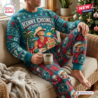 Kenny Chesney No Shoes Nation Christmas Sweatshirt and Jogger Set