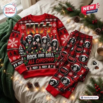 KISS 2026 Christmas Sweater and Jogger Pants Set