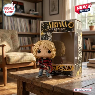 Kurt Cobain Nirvana 40th Anniversary Vinyl Figure