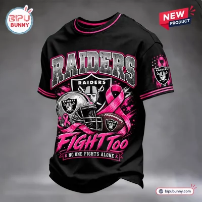 Las Vegas Raiders Breast Cancer Awareness Shirt