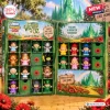 Front view of Little People The Wizard of Oz Advent Calendar with open doors revealing character figurines.