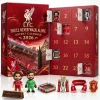 Front view of Liverpool Football Club 2026 Advent Calendar box with open doors revealing miniature figures and memorabilia.
