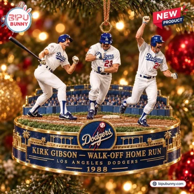 Los Angeles Dodgers Kirk Gibson Walk Off Home Run Ornament