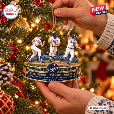 Los Angeles Dodgers Kirk Gibson Walk Off Home Run Ornament