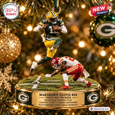 Marshawn Lloyd Green Bay Packers Christmas Ornament