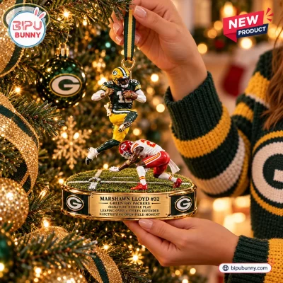 Marshawn Lloyd Green Bay Packers Christmas Ornament