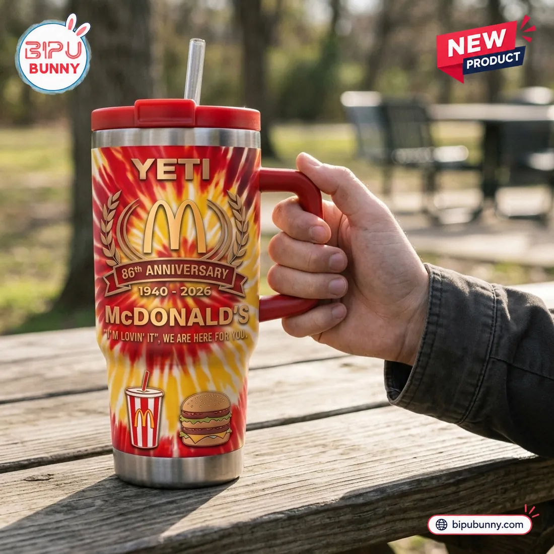 McDonald’s 86th Anniversary YETI Handle Tumbler McDonald’s 86th Anniversary YETI Handle Tumbler
