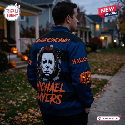 Michael Myers Horror Blue Varsity Jacket