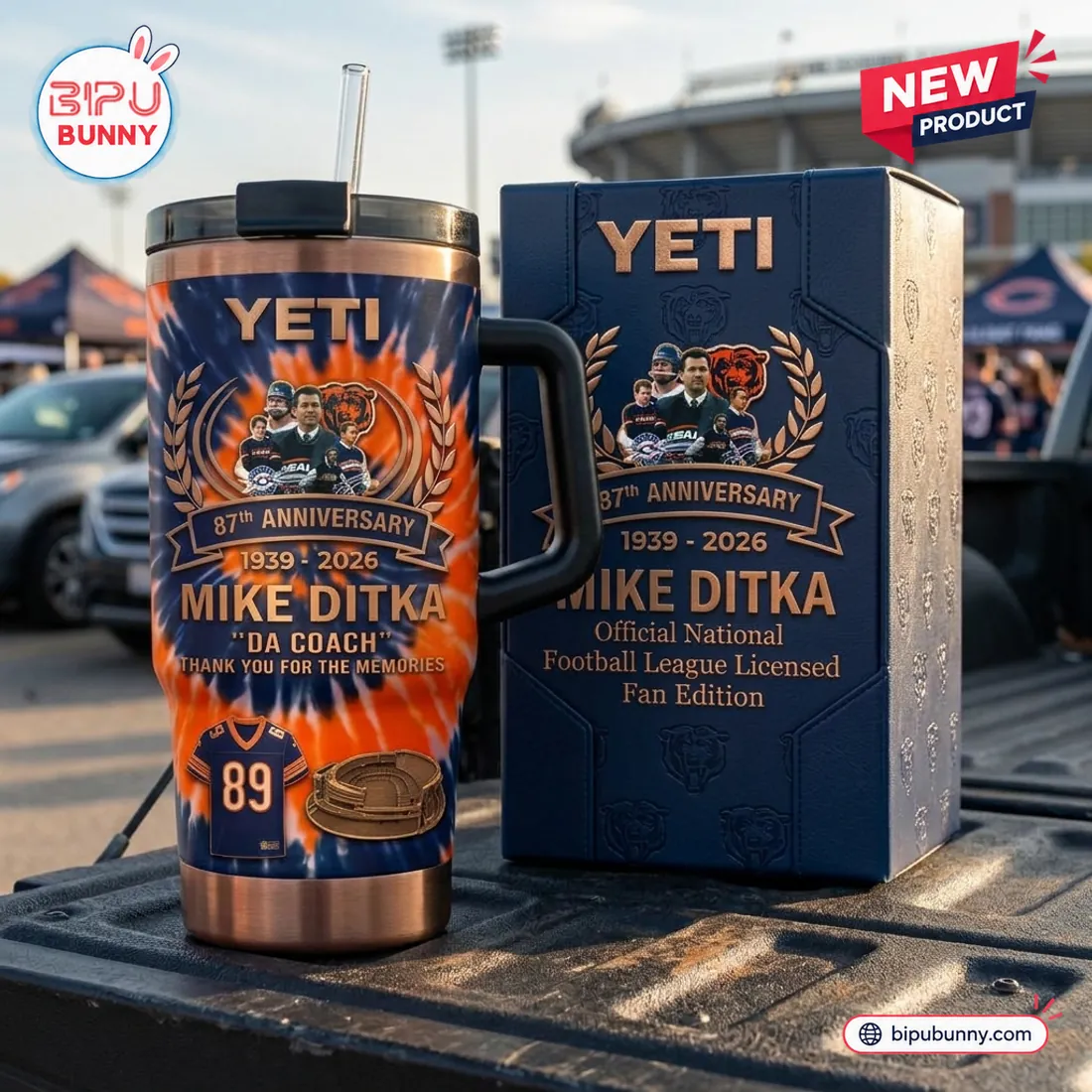 Mike Ditka Da Coach Chicago Bears Tumbler Mike Ditka Da Coach Chicago Bears Tumbler