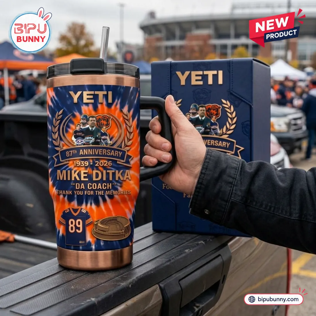 Mike Ditka Da Coach Chicago Bears Tumbler Mike Ditka Da Coach Chicago Bears Tumbler