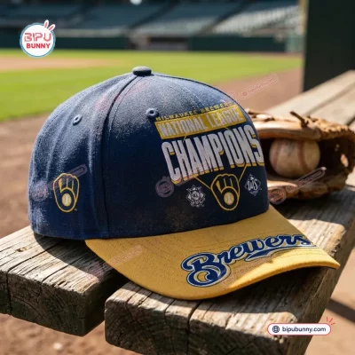 Milwaukee Brewers 2026 National League Champions Snapback Cap