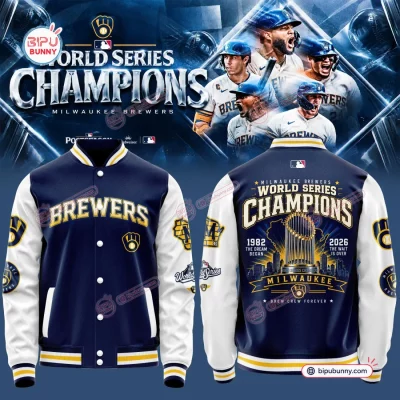 Milwaukee Brewers 2026 World Series Champions Baseball Jacket