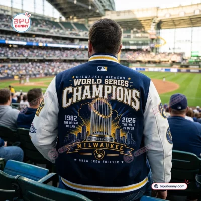 Milwaukee Brewers 2026 World Series Champions Baseball Jacket