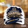 Front view of the Milwaukee Brewers 2026 World Series Champions Cap with navy and gold graphic on white.