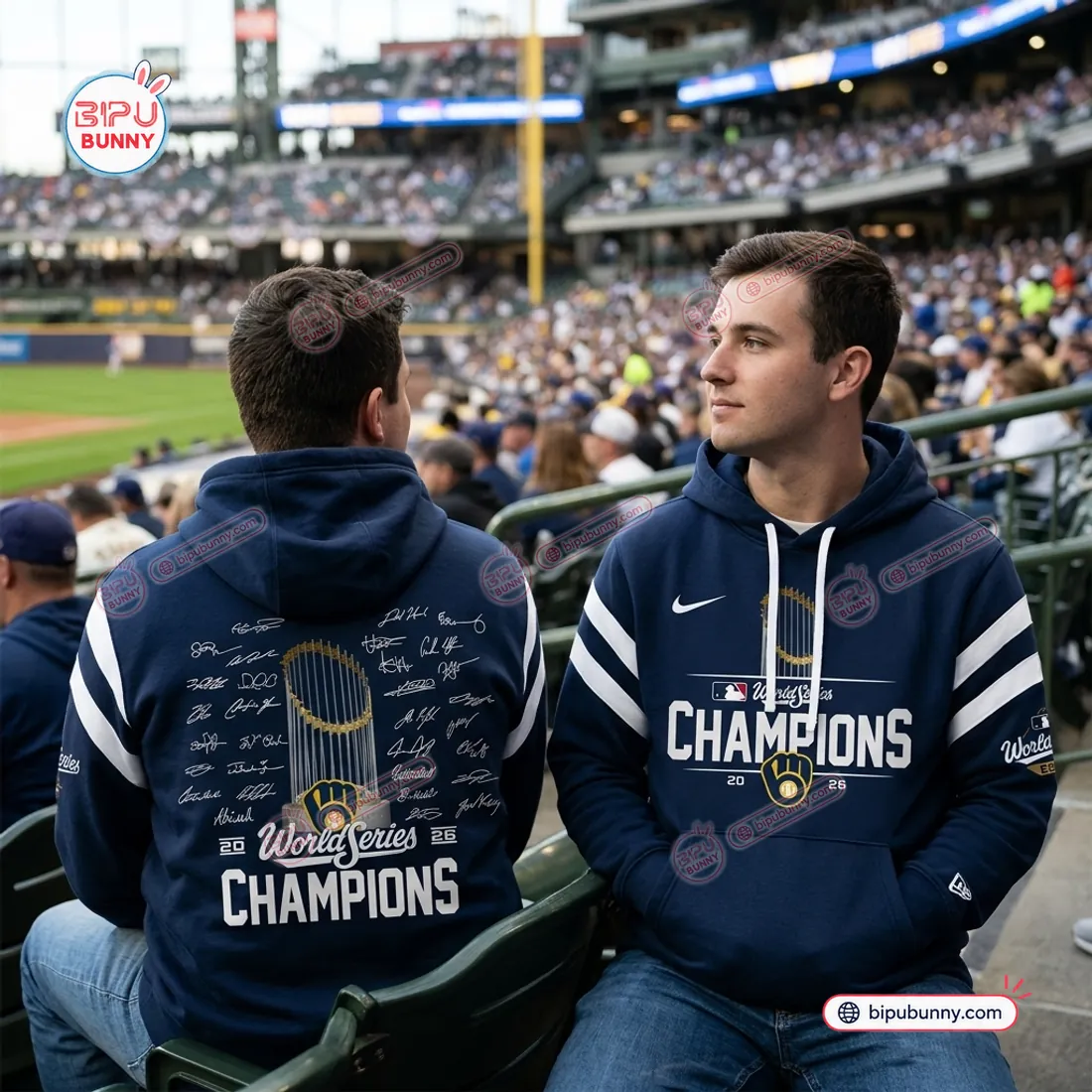 Milwaukee Brewers 2026 World Series Champions Hoodie Milwaukee Brewers 2026 World Series Champions Hoodie