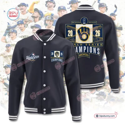 Milwaukee Brewers 2026 World Series Champions Varsity Jacket