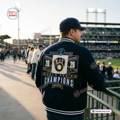 Milwaukee Brewers 2026 World Series Champions Varsity Jacket