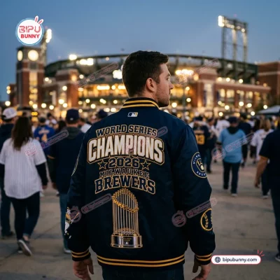 Milwaukee Brewers 2026 World Series Championship Baseball Jacket