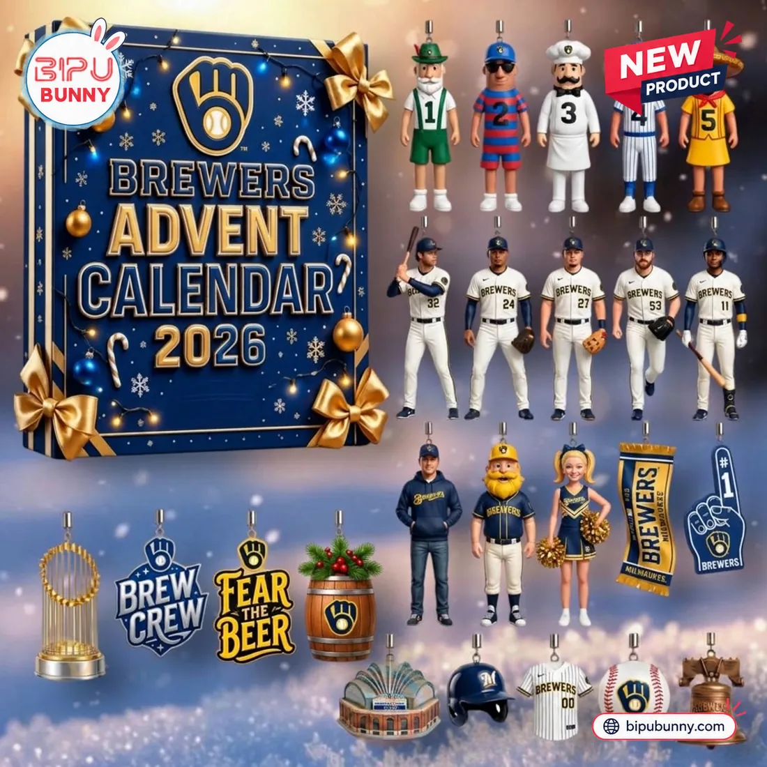 Milwaukee Brewers Advent Calendar 2026 Milwaukee Brewers Advent Calendar 2026