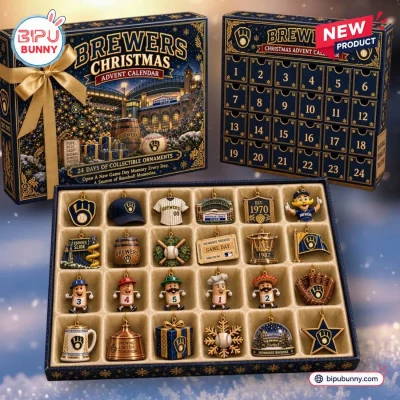 Milwaukee Brewers Baseball Christmas Advent Calendar