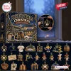 Front view of Milwaukee Brewers Baseball Christmas Advent Calendar with twenty four collectible ornaments.
