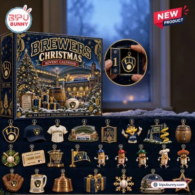 Milwaukee Brewers Baseball Christmas Advent Calendar