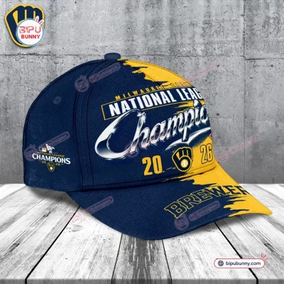 Milwaukee Brewers National League Champions 2026 Classic Cap
