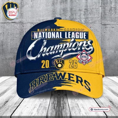 Milwaukee Brewers National League Champions 2026 Classic Cap