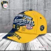 Front view of Milwaukee Brewers National League Champions 2026 Classic Cap in yellow and blue.