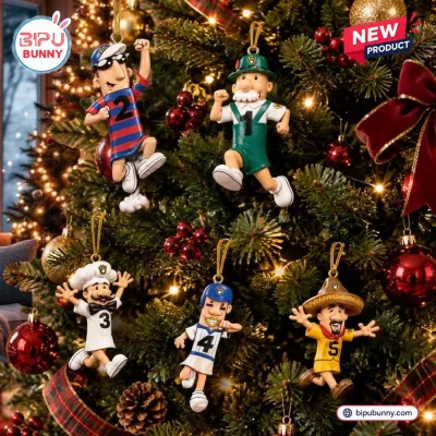Milwaukee Brewers Racing Sausages Christmas Ornament