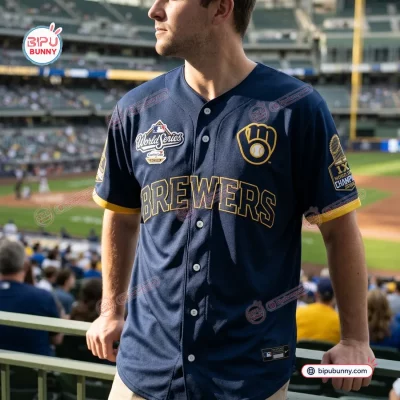 Milwaukee Brewers World Series Champions Baseball Jersey 2026