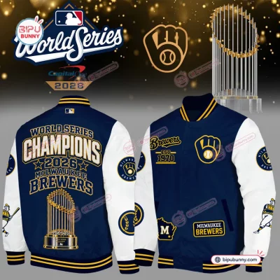 Milwaukee Brewers World Series Champions Varsity Jacket