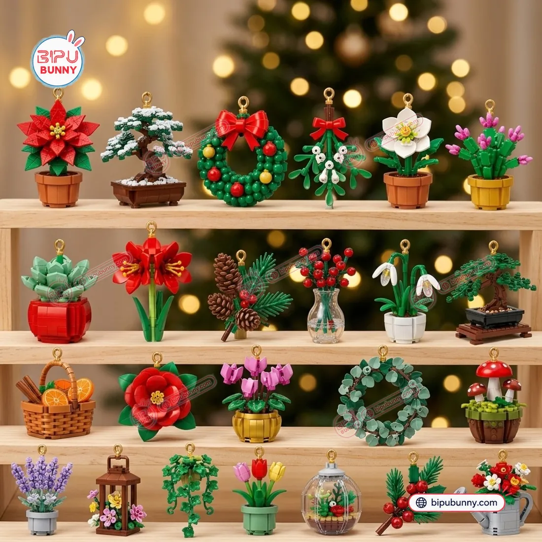 Mini Christmas Botanicals & Festive Flora Brick Ornament Advent Calendar 2026 Mini Christmas Botanicals & Festive Flora Brick Ornament Advent Calendar 2026