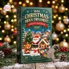 Front view of Mini Christmas Brick Ornament Advent Calendar 2026 packaging with festive brick figures.