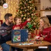 Family opening Mini Christmas Dinosaur & Mecha Robot Brick Ornament Advent Calendar 2026.
