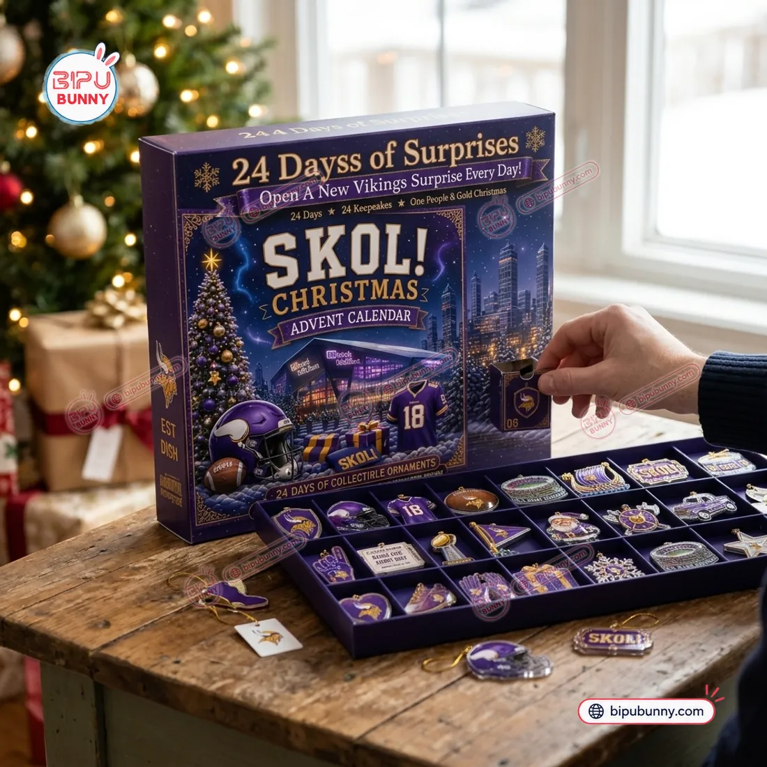 Minnesota Vikings Christmas Advent Calendar Minnesota Vikings Christmas Advent Calendar