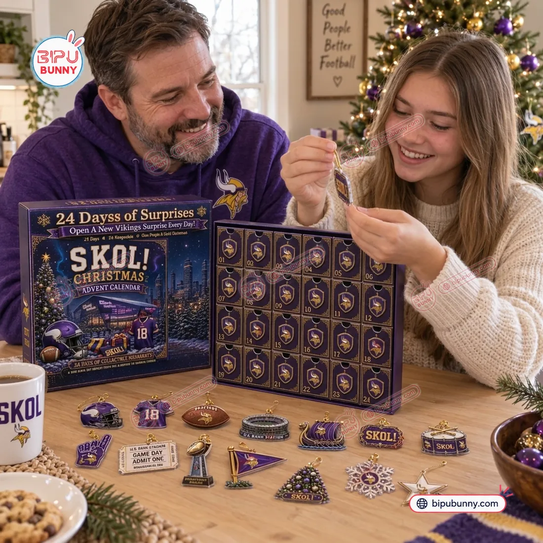 Minnesota Vikings Christmas Advent Calendar Minnesota Vikings Christmas Advent Calendar