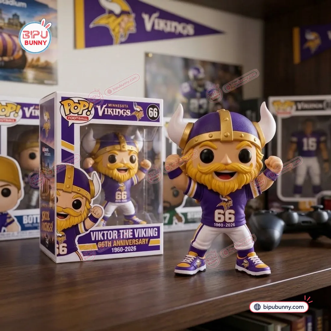 Minnesota Vikings Viktor The Viking Funko Pop Figure Minnesota Vikings Viktor The Viking Funko Pop Figure