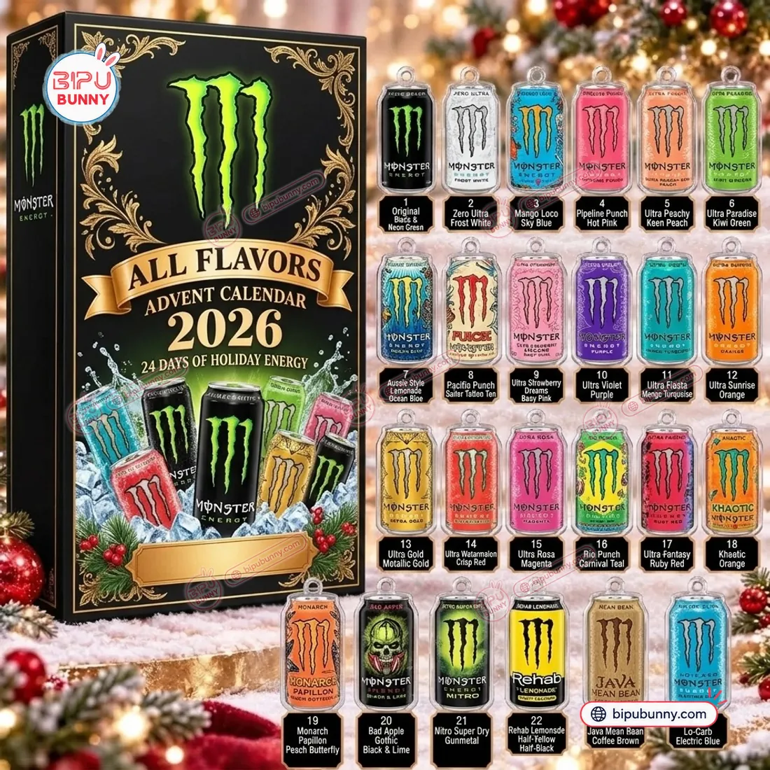 Monster Energy All Flavors Advent Calendar 2026 Monster Energy All Flavors Advent Calendar 2026