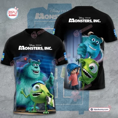 Monsters Inc 25th Anniversary Black Shirt