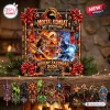 Front view of the Mortal Kombat 35th Anniversary Advent Calendar with character figures lined up.