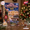 Front view of the National Lampoon's Christmas Vacation Advent Calendar 2026 box with open figures displayed.