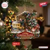 National Lampoon's Christmas Vacation Christmas Ornament featuring a sculpted scene with a man tangled in tree branches.