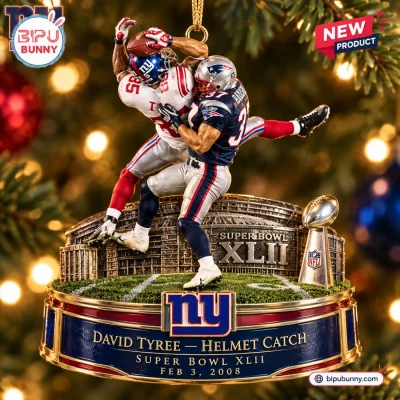 New York Giants Super Bowl XLII Christmas Ornament