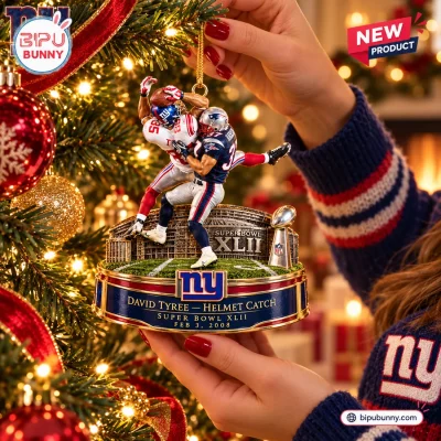 New York Giants Super Bowl XLII Christmas Ornament