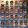 Front view of New York Jets Advent Calendar featuring twenty-four chibi football figurines.