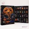 Front view of New York Knicks 2026 Champions advent calendar box open with numbered compartments and ornaments.