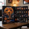 Front view of New York Knicks 2026 Champions advent calendar box opened on a wooden table.